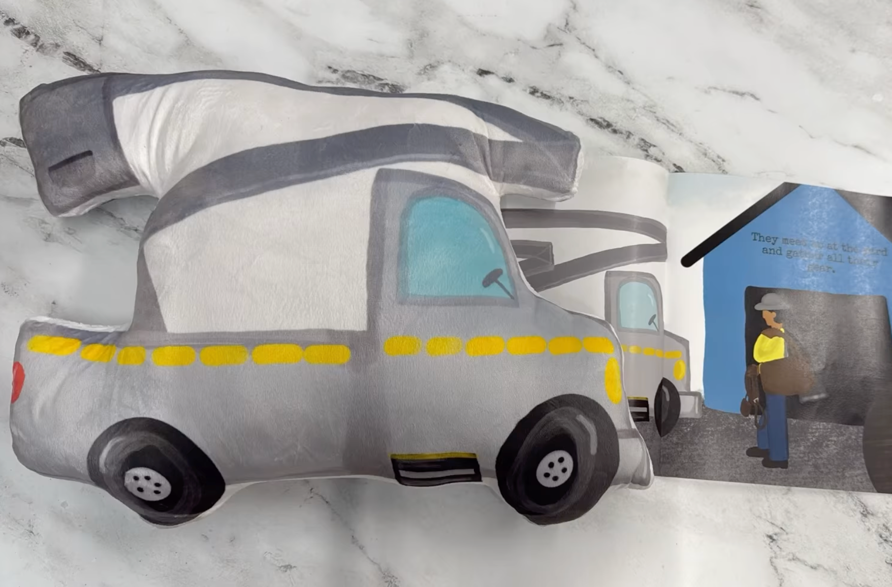 Bucket Truck Pillow