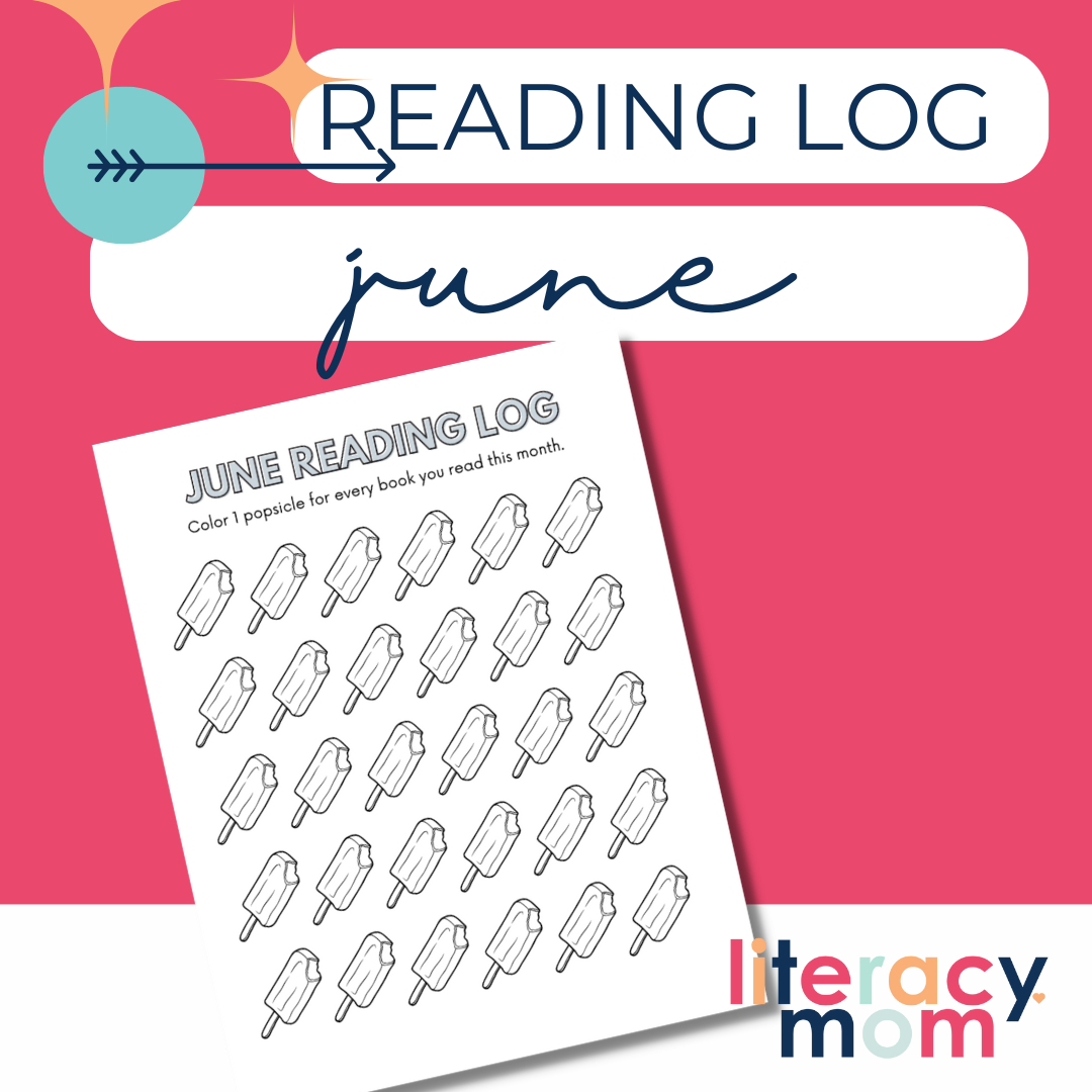 June Reading Log Printable