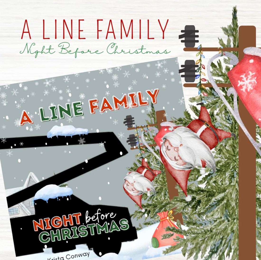 A Line Family Night Before Christmas Hard Cover