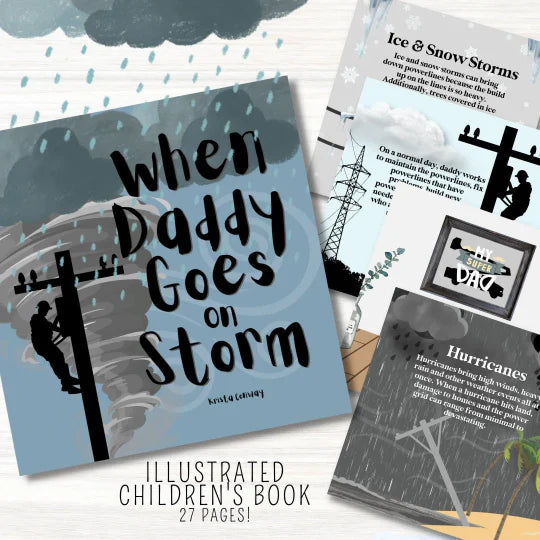 Linekid Book Discusses When Daddy Goes on Storm