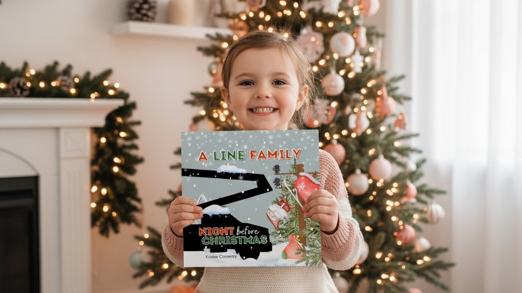 a line family night before christmas