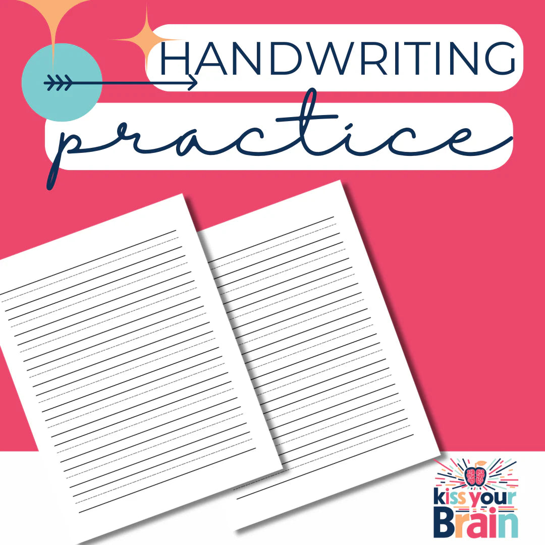 Handwriting Practice Paper for Kids: Line Blank Letter, Number and Sentence Practice Sheet