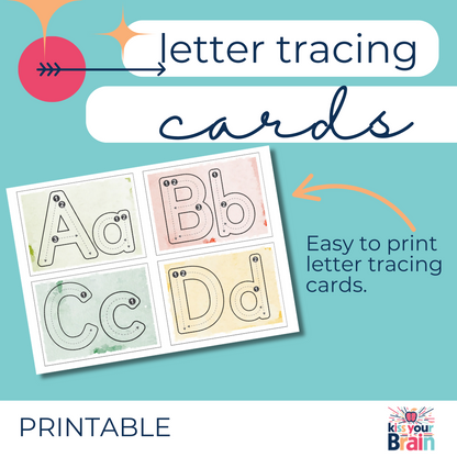 Letter Tracing Cards