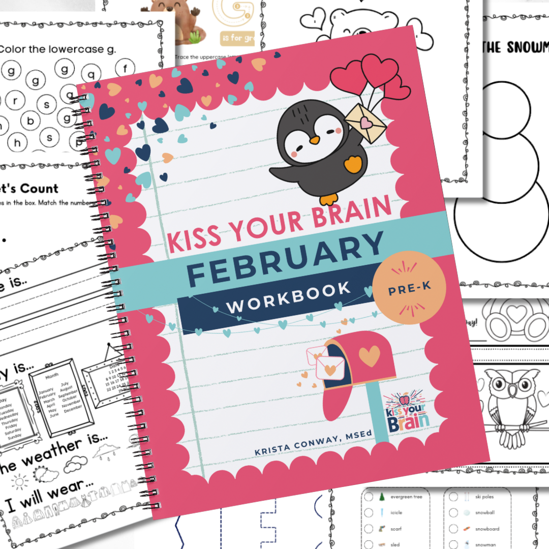 Pre-K Monthly Literacy Workbook