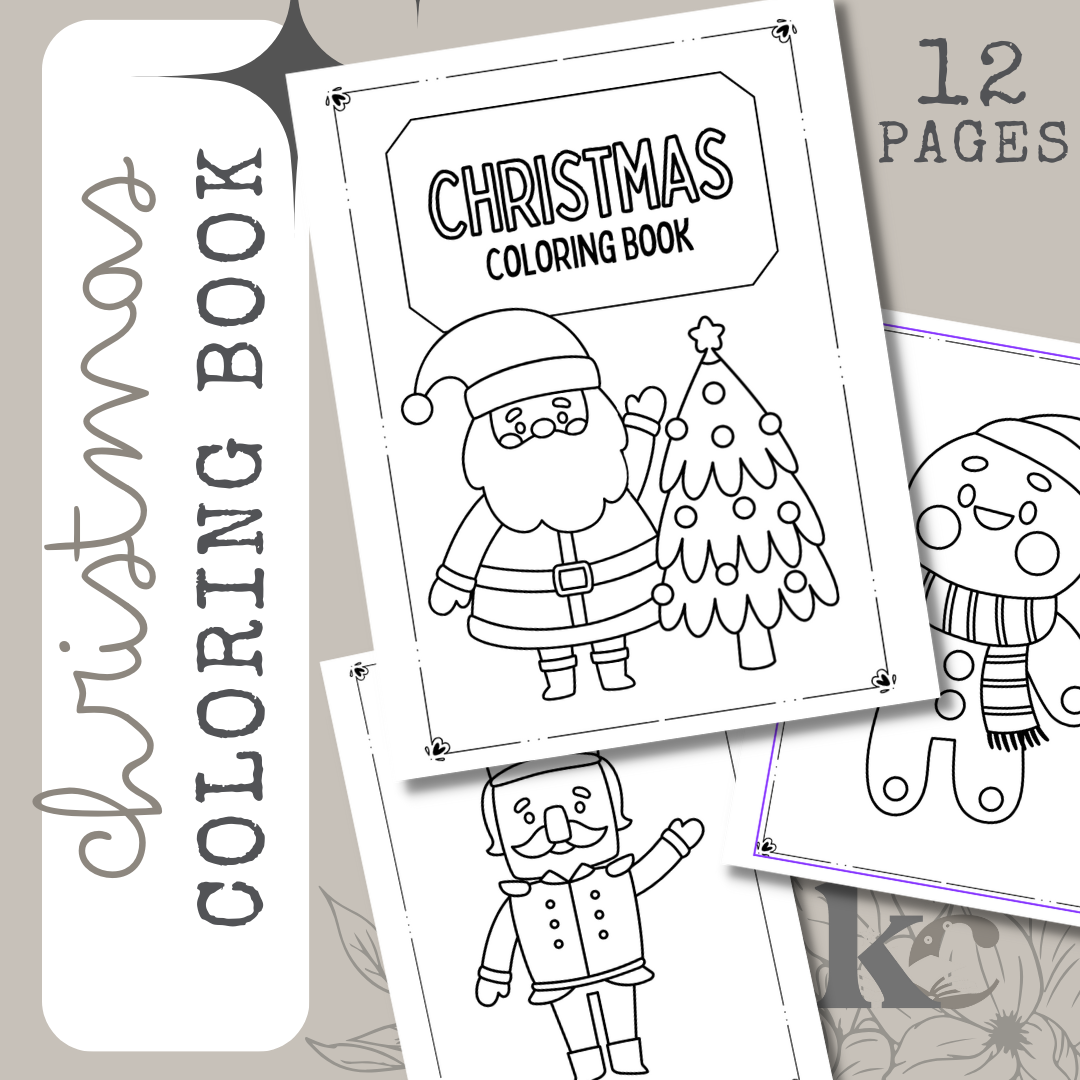 Christmas Printable Coloring Book