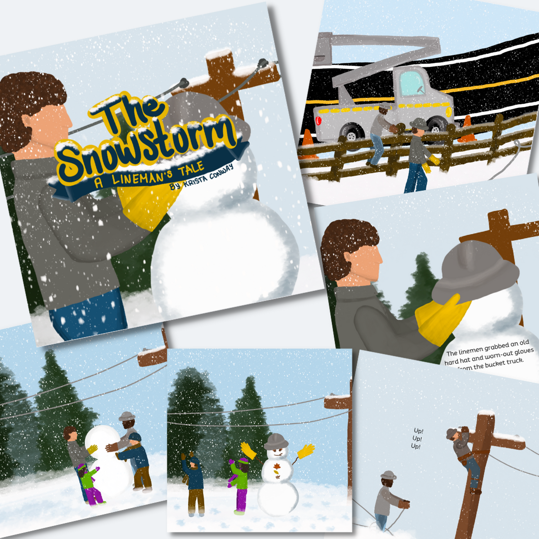 The Snowstorm: A Lineman's Tale Hard Cover